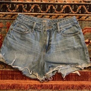 High-Waisted Denim Shorts